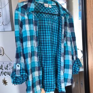 Blue flannel